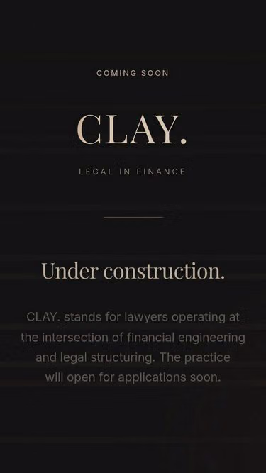 Screenshot of clay.legal
