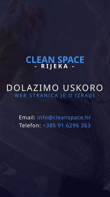 Screenshot of cleanspace.hr
