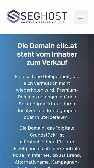 Screenshot of clic.at