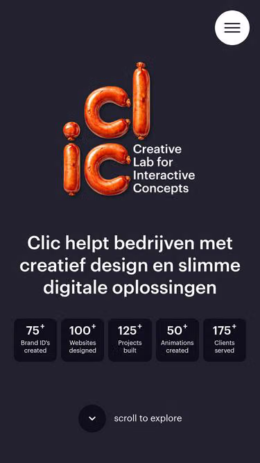 Screenshot of clic.nl