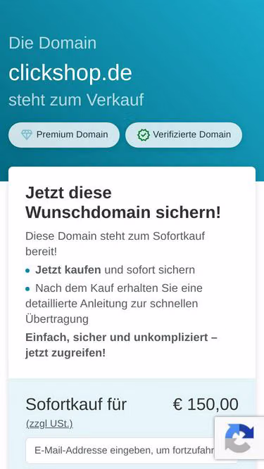 Screenshot of clickshop.de