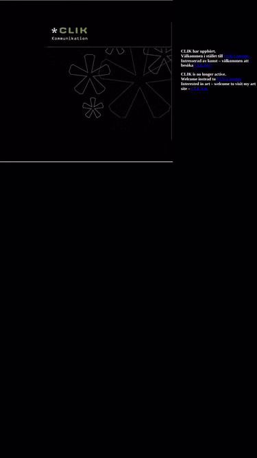 Screenshot of clik.se