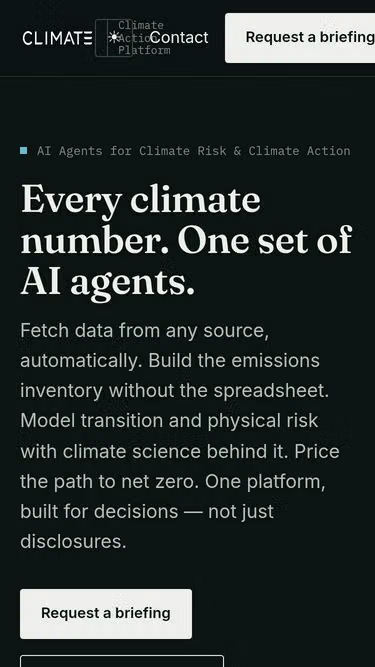 Screenshot of climate.ltd