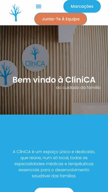 Screenshot of clinica.com.pt