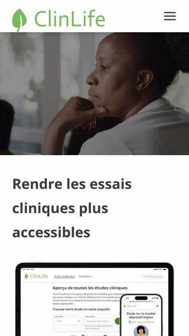 Screenshot of clinlife.fr