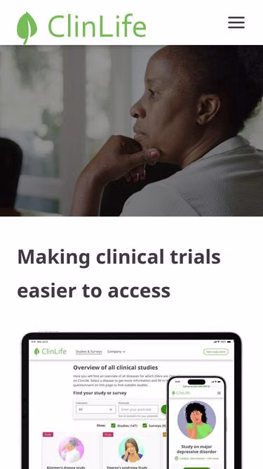 Screenshot of clinlife.net
