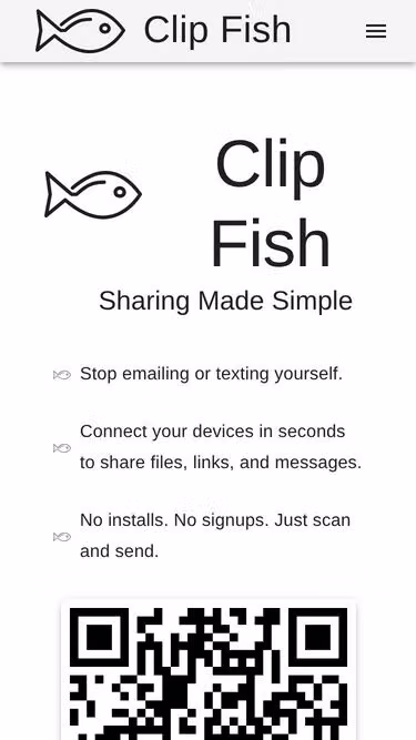 Screenshot of clip.fish
