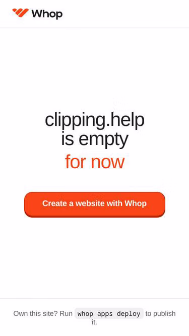 Screenshot of clipping.help