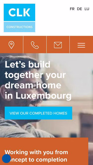 Screenshot of clk.lu