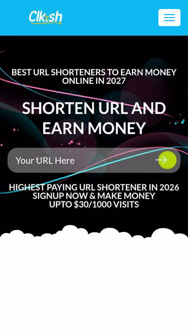 Screenshot of clk.sh