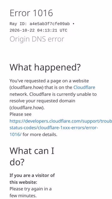Screenshot of cloudflare.how