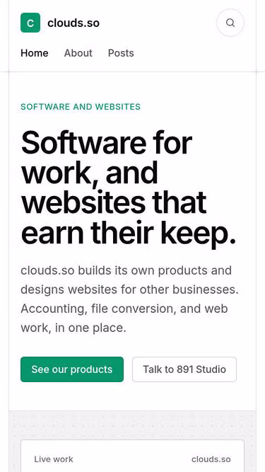 Screenshot of clouds.so