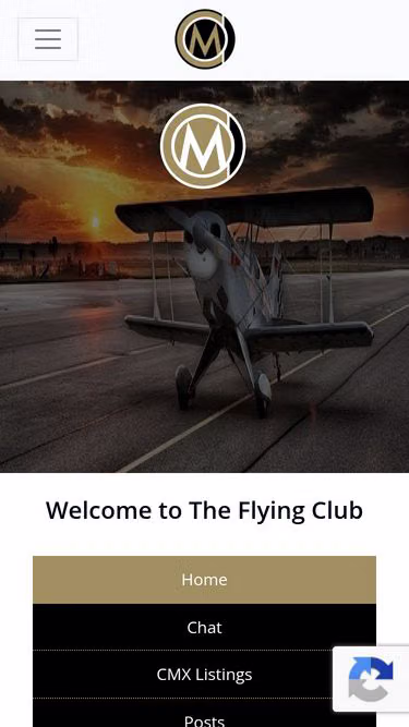 Screenshot of clubmaster.flights