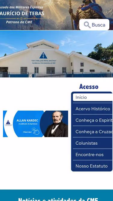 Screenshot of cme.org.br