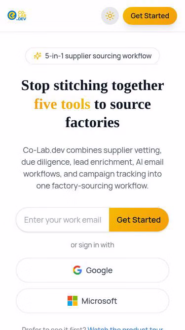 Screenshot of co-lab.dev