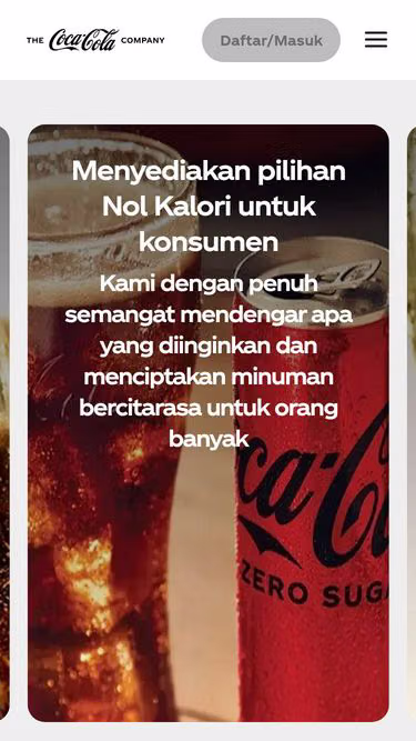 Screenshot of cocacola.co.id