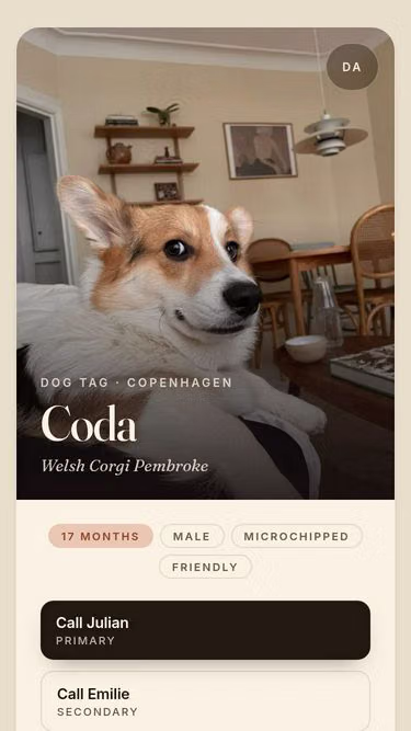 Screenshot of coda.dk