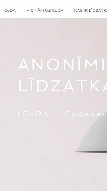 Screenshot of coda.org.lv