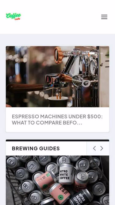 Screenshot of coffee.cafe