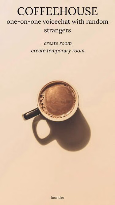Screenshot of coffeehouse.chat