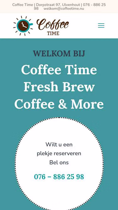 Screenshot of coffeetime.nu