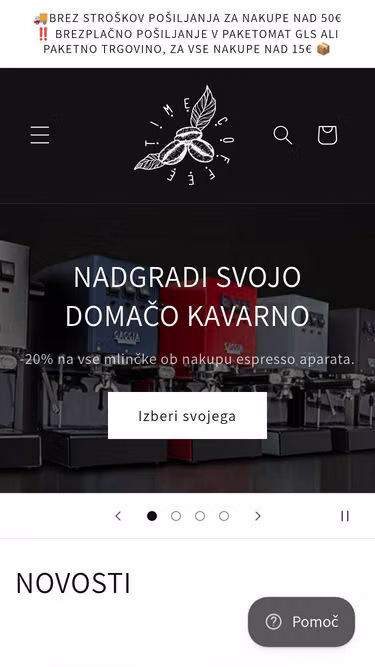 Screenshot of coffeetime.rs