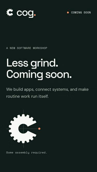 Screenshot of cog.am