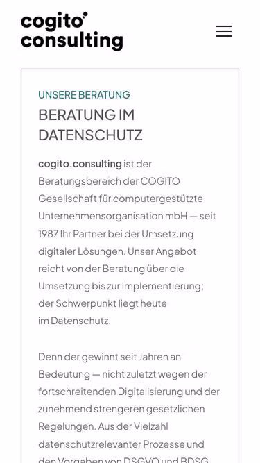 Screenshot of cogito.consulting