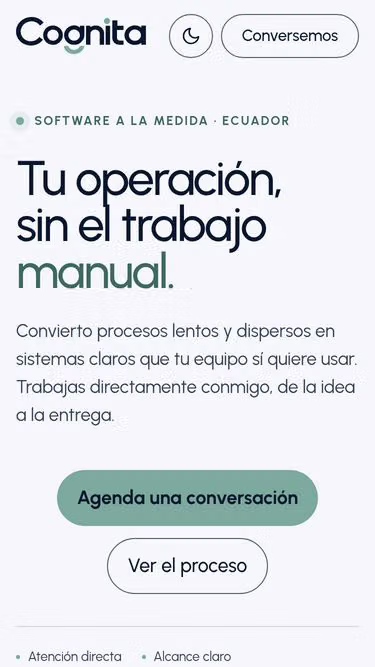 Screenshot of cognita.com.ec