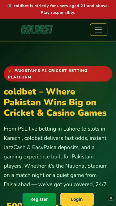 Screenshot of coldbet.bio