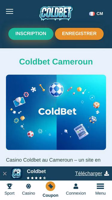 Screenshot of coldbet.cm