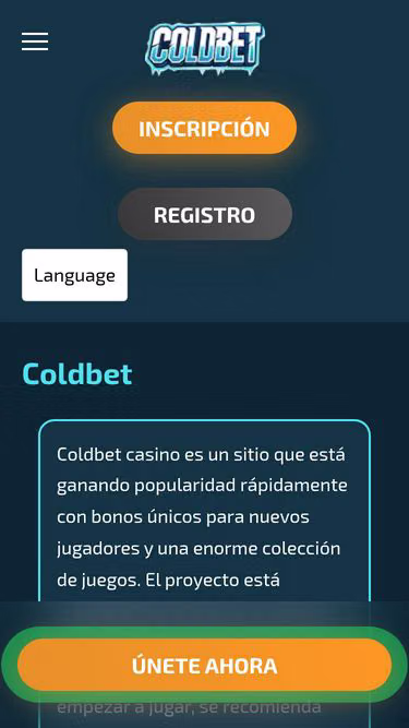 Screenshot of coldbet.es