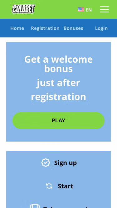 Screenshot of coldbet.life