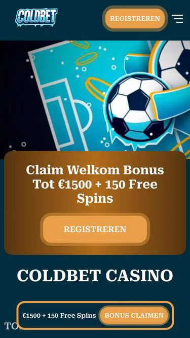 Screenshot of coldbet.nl