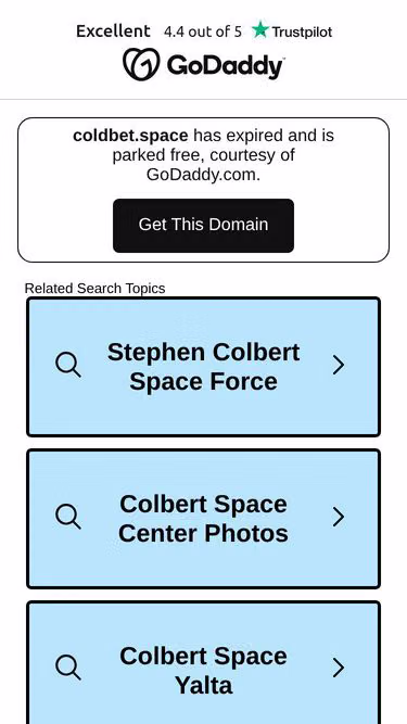 Screenshot of coldbet.space