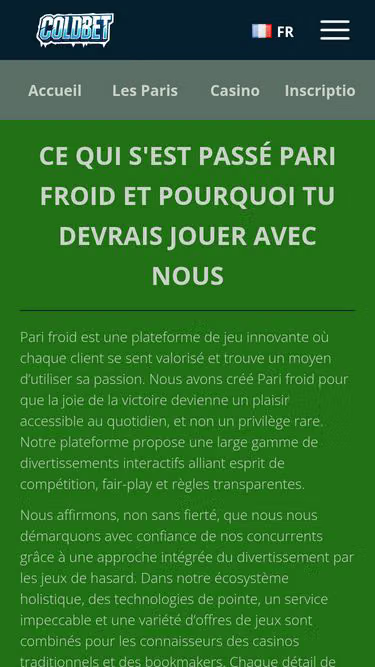 Screenshot of coldbet.vip