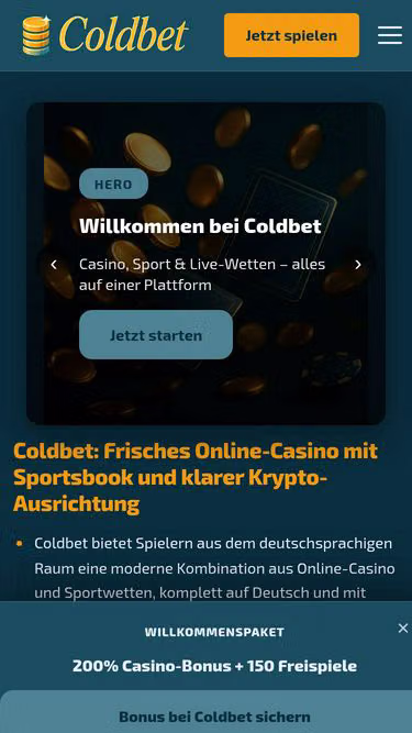 Screenshot of coldbet.wiki