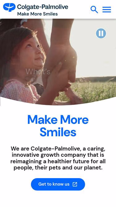 Screenshot of colgatepalmolive.ca