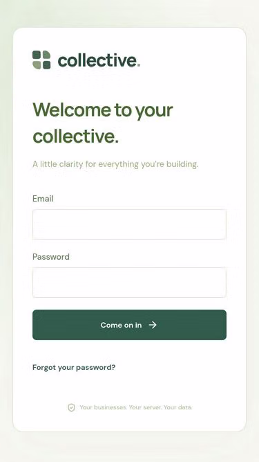Screenshot of collective.contact
