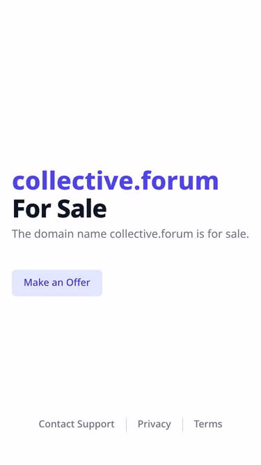 Screenshot of collective.forum