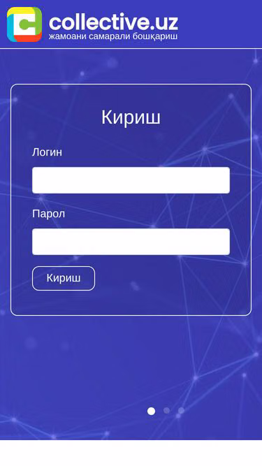 Screenshot of collective.uz