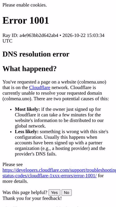 Screenshot of colmena.uno