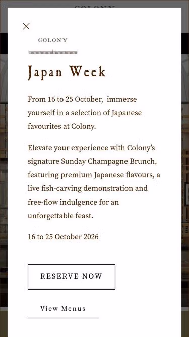 Screenshot of colony.com.sg