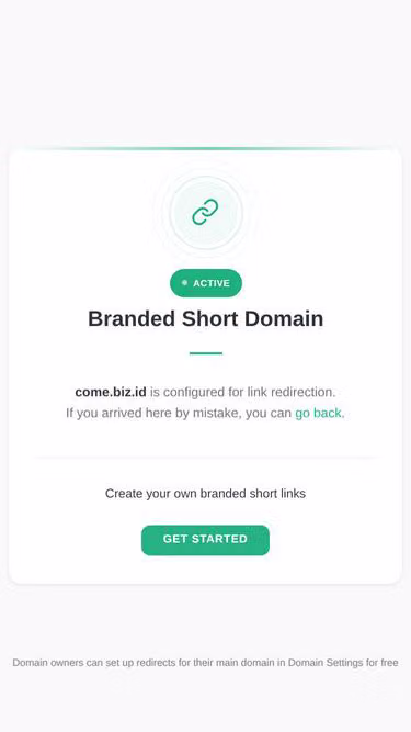 Screenshot of come.biz.id