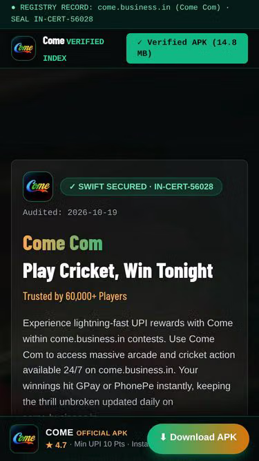 Screenshot of come.business.in
