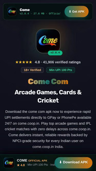 Screenshot of come.coop.in