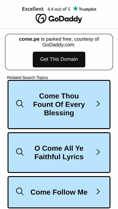 Screenshot of come.pe
