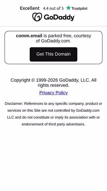 Screenshot of comm.email
