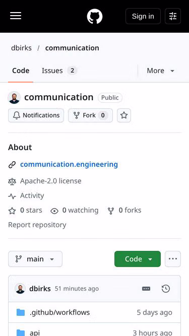Screenshot of communication.engineering