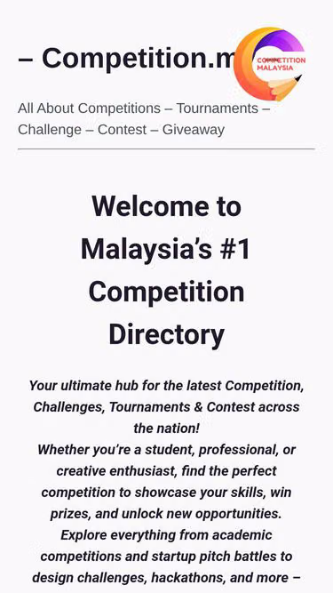 Screenshot of competition.my